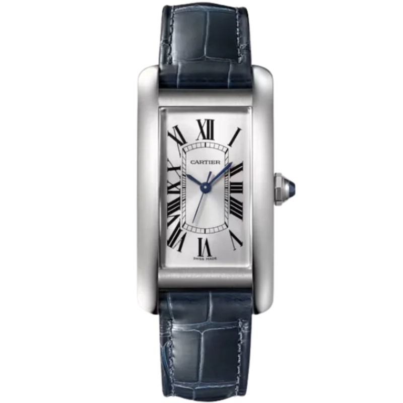 TANK 42 mm AMÉRICAINE WATCH SILVER STAINLESS STEEL - Cartier