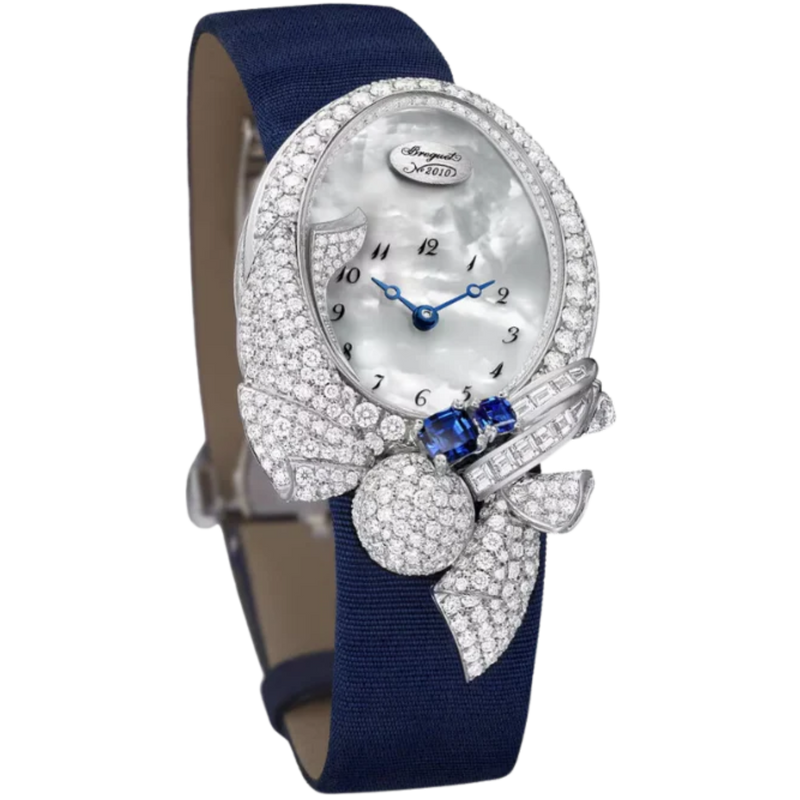 LES VOLANTS DE LA REINE GJ28BB8924DDS8 34 MM WHITE GOLD WITH MOTHER OF PEARL DIAL - Breguet