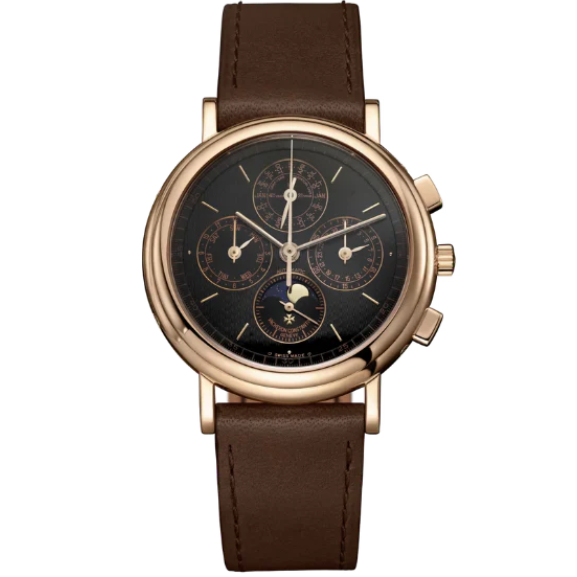 LES COLLECTIONNEURS REFERENCE 49005 38 MM ROSE GOLD WITH BROWN DIAL - Vacheron Constantin