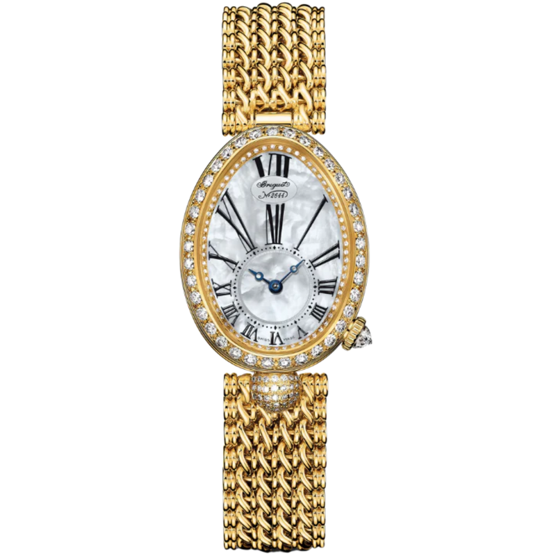 REINE DE NAPLES 8928 33 MM YELLOW GOLD WITH MOTHER OF PEARL DIAL - Breguet