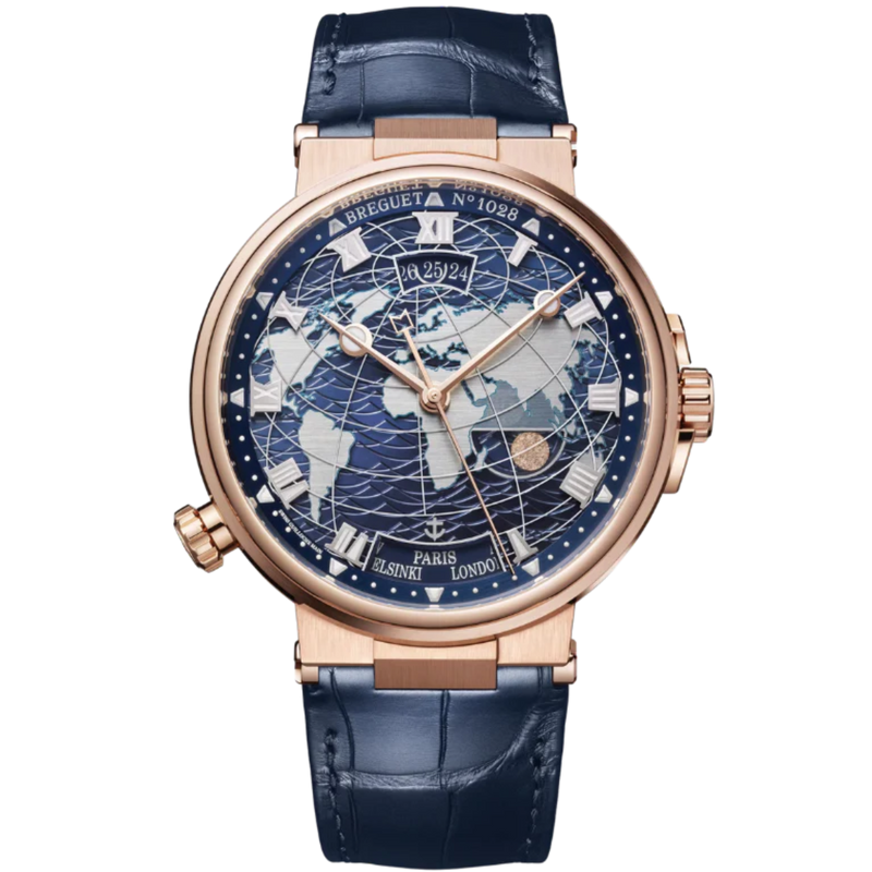 MARINE HORA MUNDI 5557 44 MM ROSE GOLD WITH BLUE DIAL - Breguet