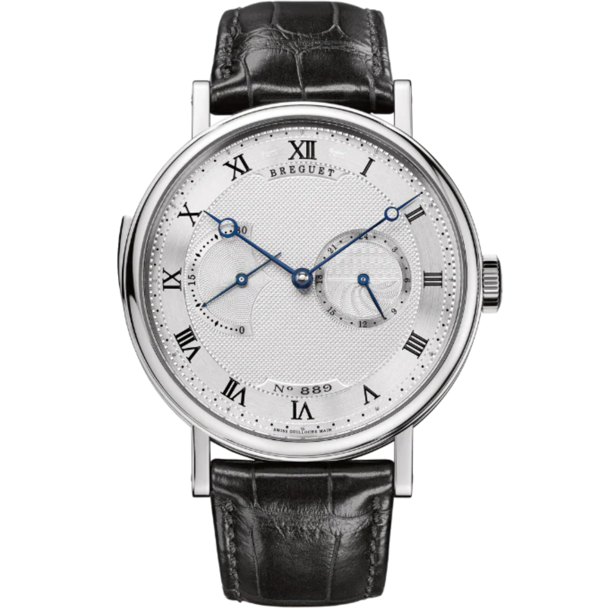 CLASSIQUE REPETITION MINUTES 7637 42 MM WHITE GOLD WITH SILVER DIAL - Breguet