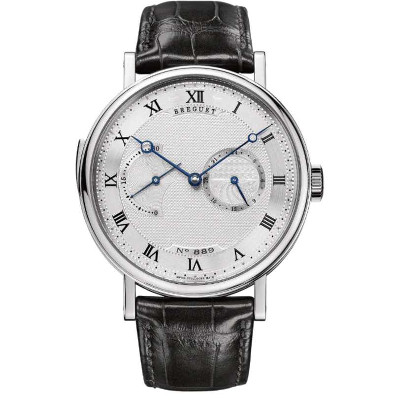 CLASSIQUE REPETITION MINUTES 7637 42 MM WHITE GOLD WITH SILVER DIAL - Breguet