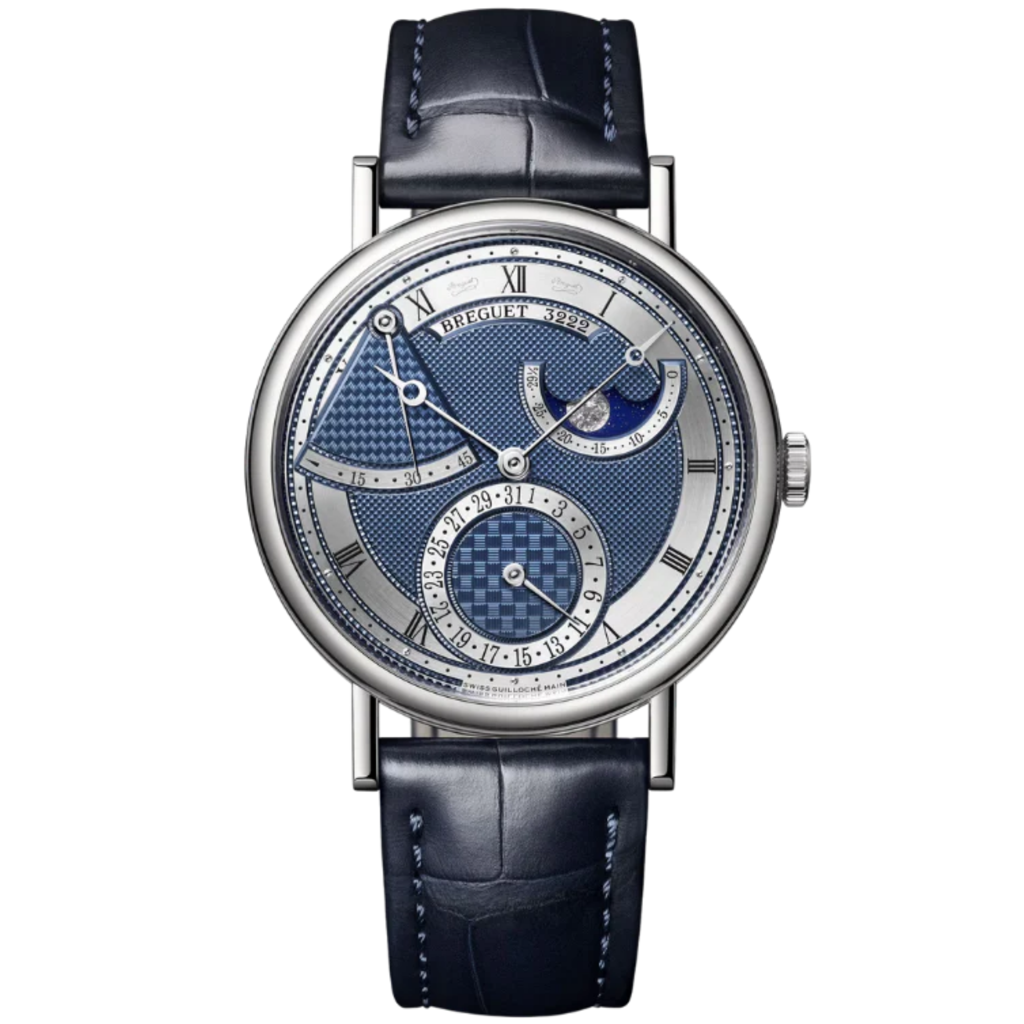CLASSIQUE 7137 39 MM WHITE GOLD WITH BLUE DIAL - Breguet