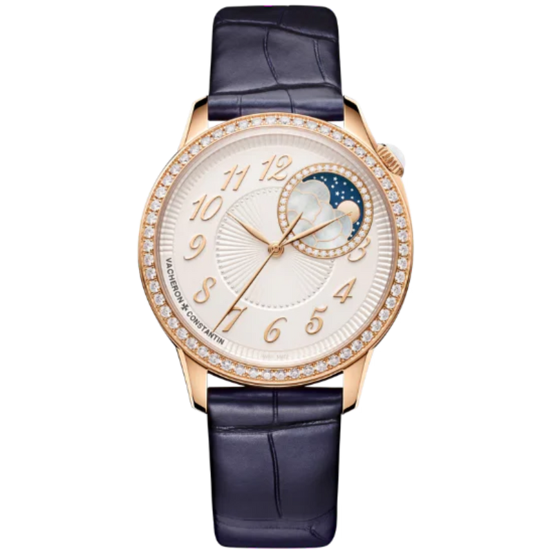 EGERIE MOON PHASE 37 MM PINK GOLD WITH BRASS DIAL - Vacheron Constantin