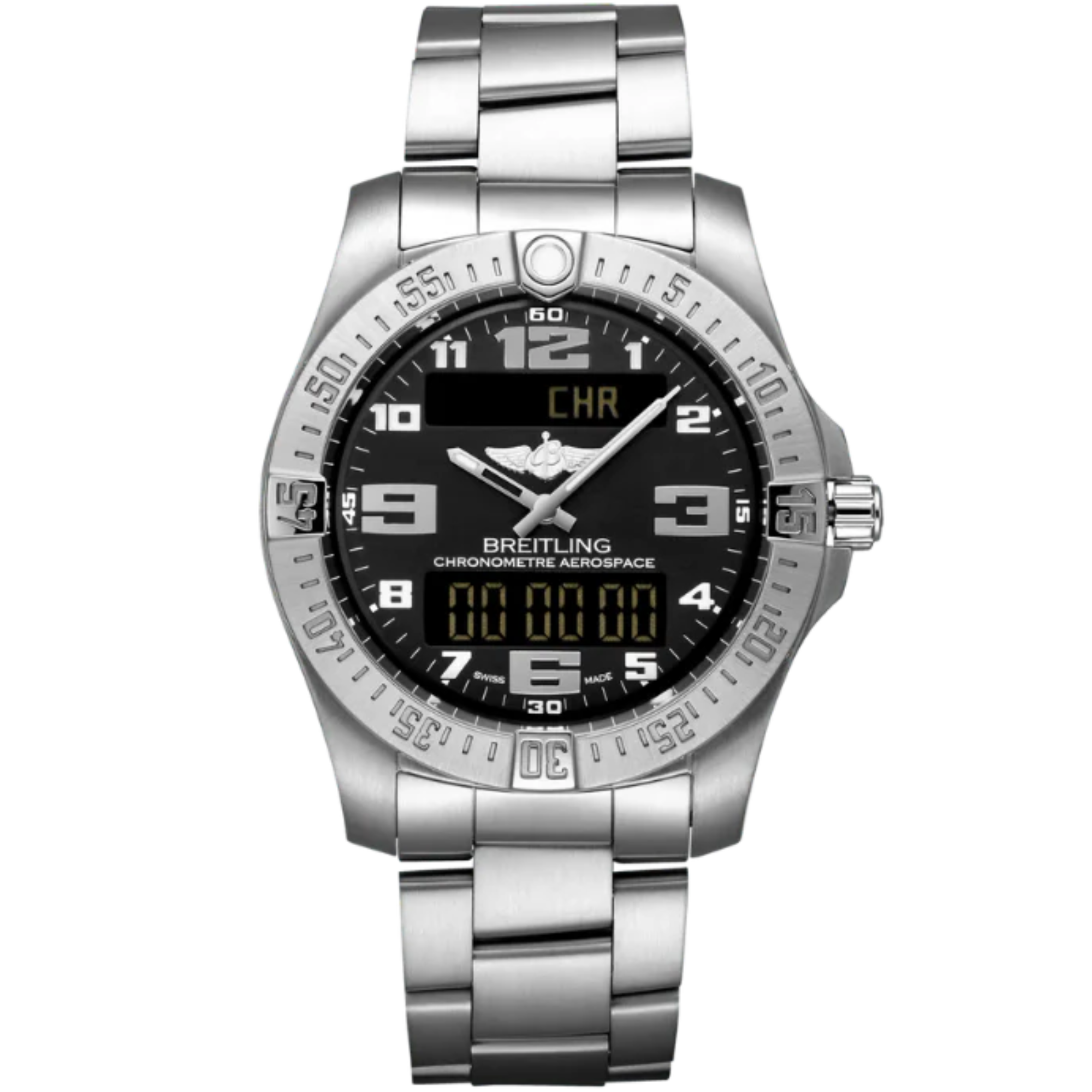 AEROSPACE EVO 43 MM TITANIUM WITH BLACK DIAL - Breitling