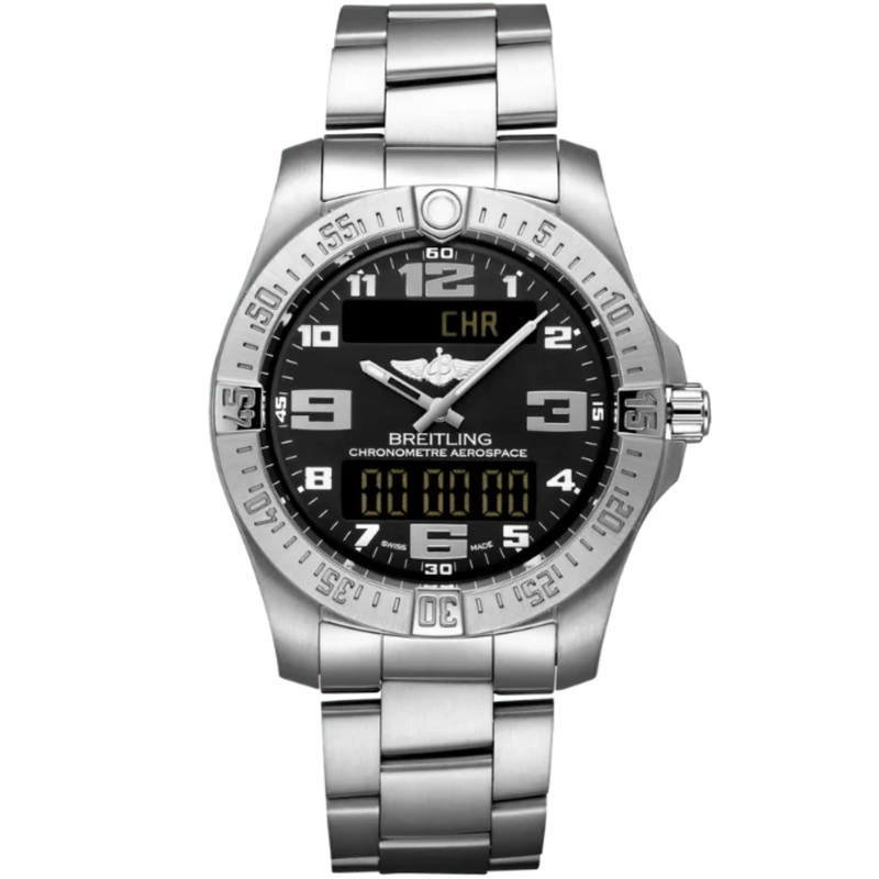 AEROSPACE EVO 43 MM TITANIUM WITH BLACK DIAL - Breitling