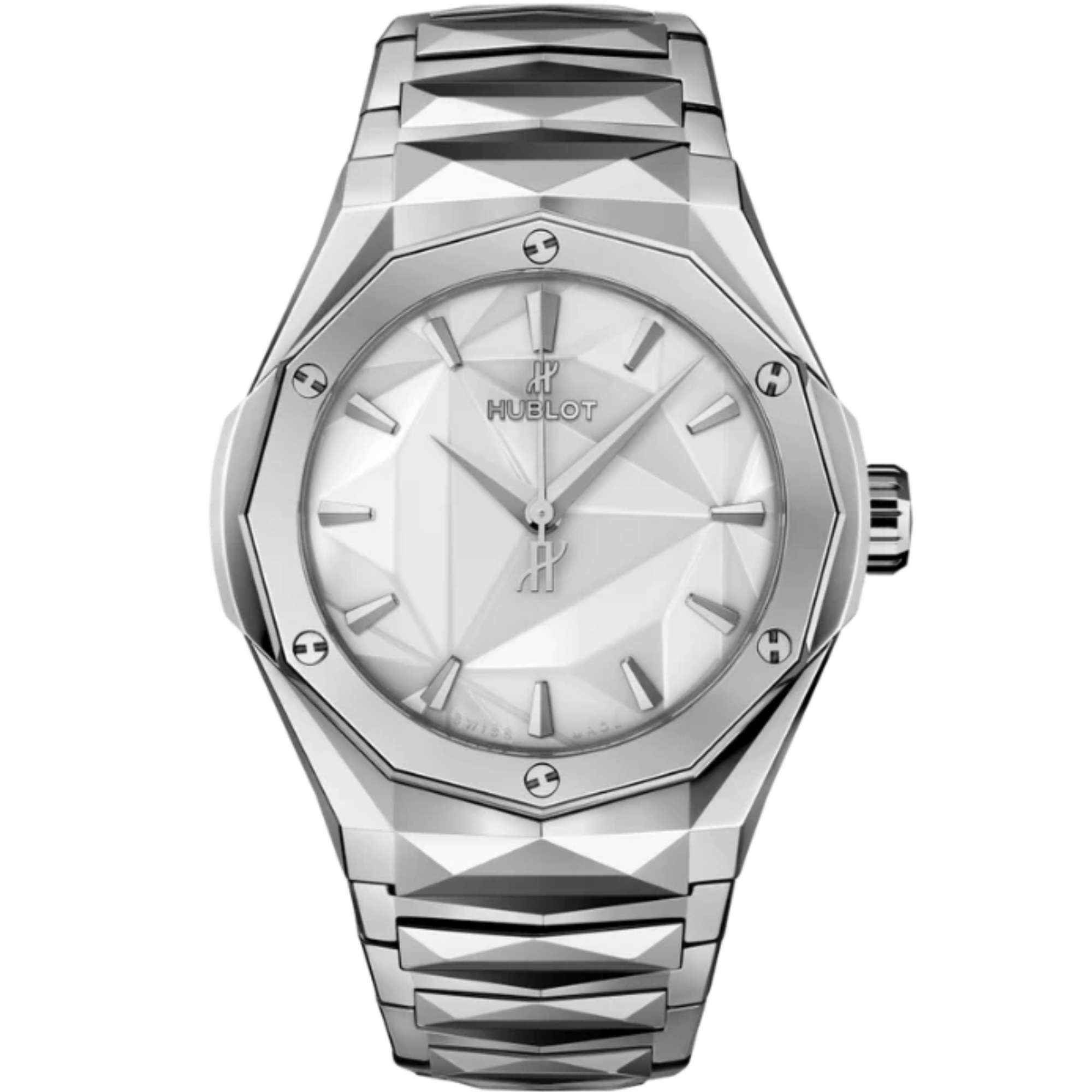 CLASSIC FUSION 40 MM ORLINSKI BRACELET TITANIUM WHITE - Hublot