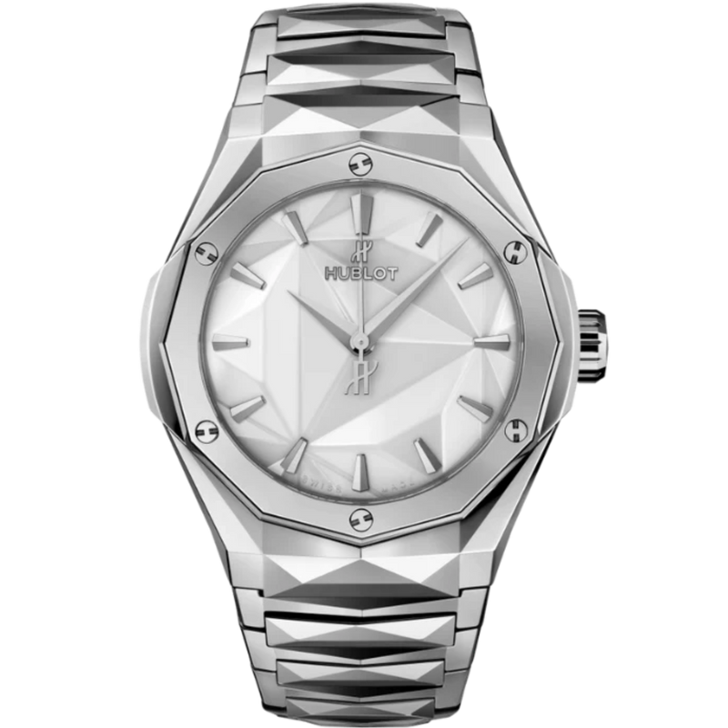 CLASSIC FUSION 40 MM ORLINSKI BRACELET TITANIUM WHITE - Hublot