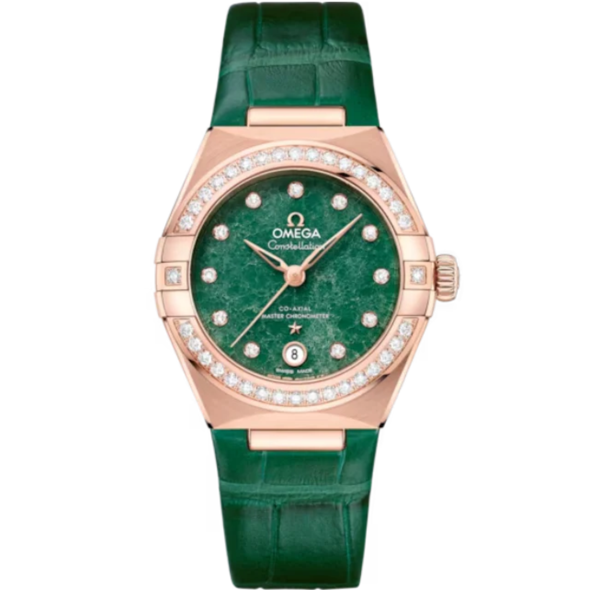 CONSTELLATION 29 MM SEDNA™ GOLD WITH GREEN DIAL - Omega