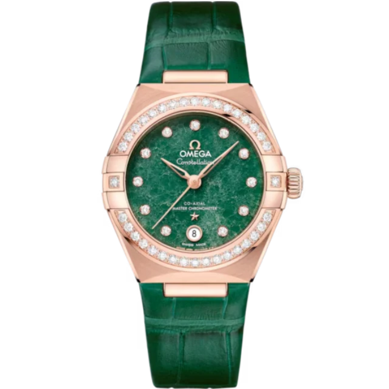 CONSTELLATION 29 MM SEDNA™ GOLD WITH GREEN DIAL - Omega