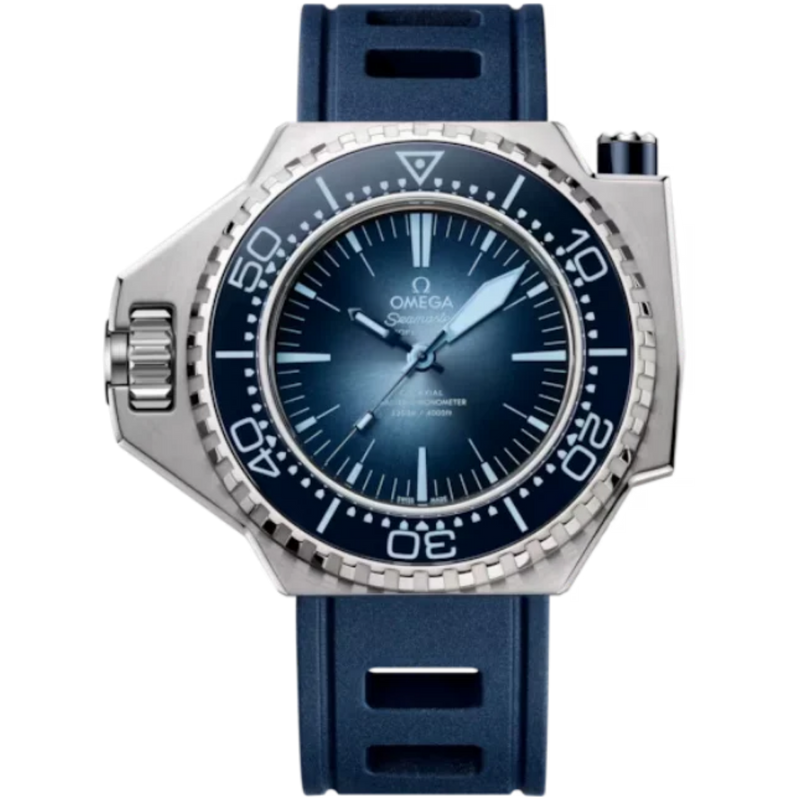 SEAMASTER PLOPROF 1200M SUMMER BLUE 55 MM O‑MEGASTEEL WITH BLUE DIAL - Omega