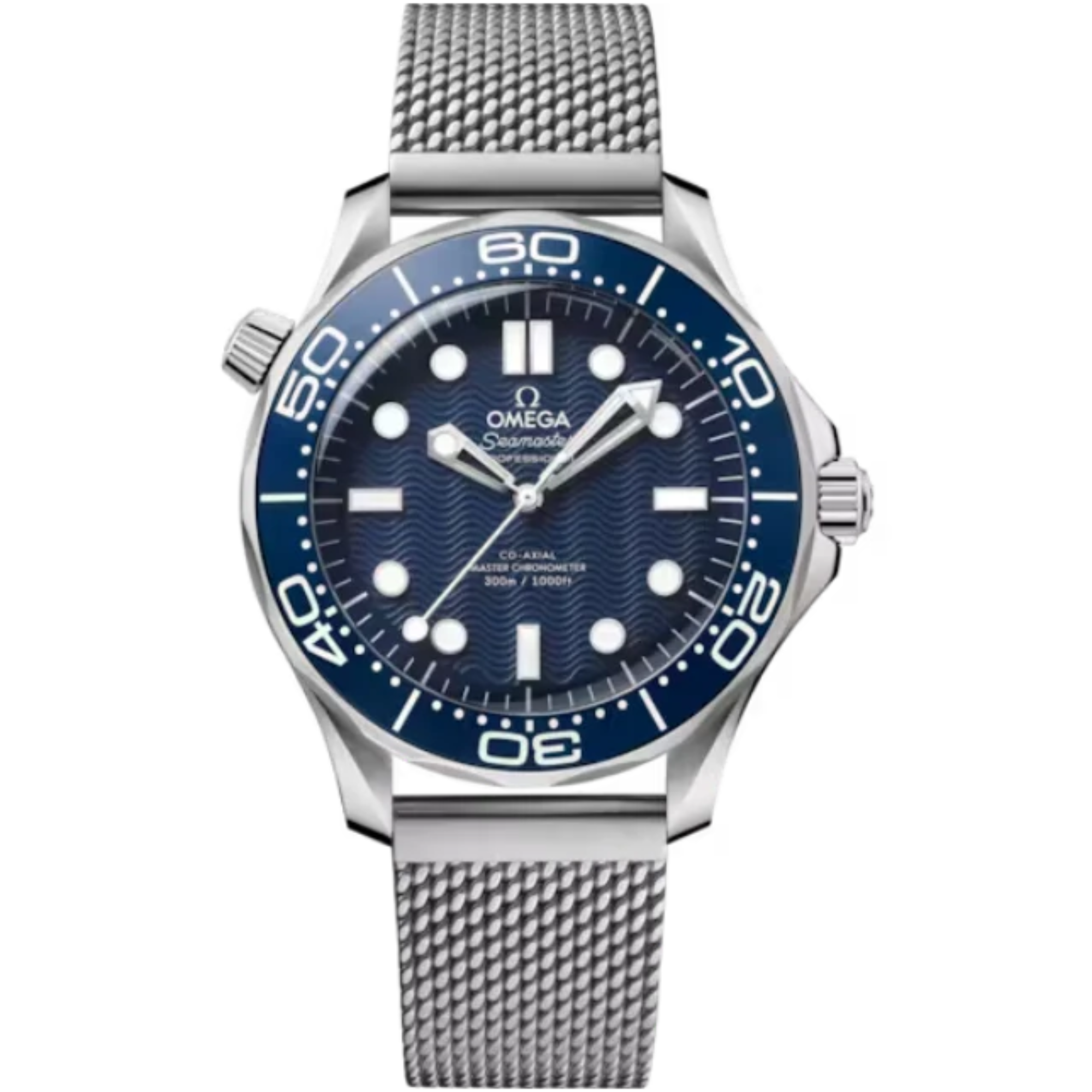 SEAMASTER DIVER 300M JAMES BOND 60TH ANNIVERSARY 42 MM STAINLESS STEEL WITH BLUE DIAL - Omega