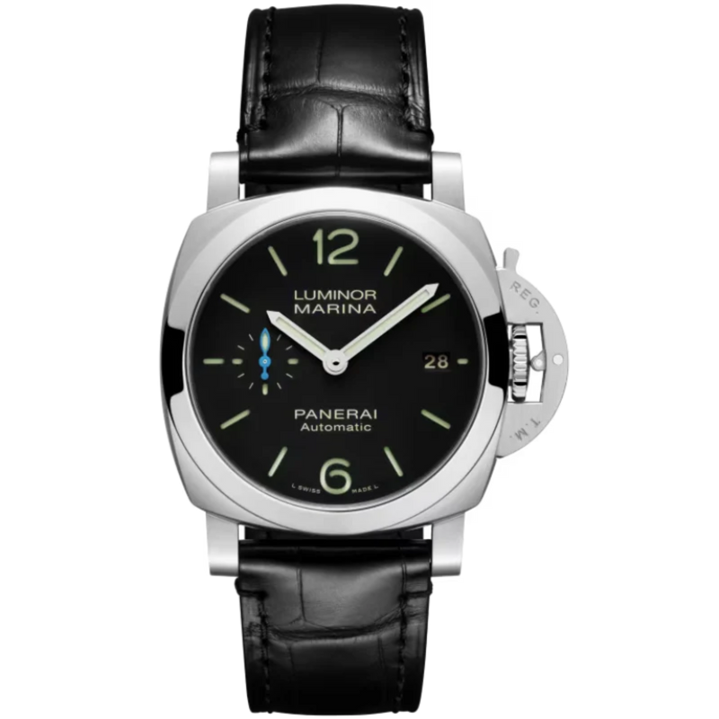 LUMINOR QUARANTA PAM01372 40 MM STAINLESS STEEL WITH BLACK DIAL - Panerai