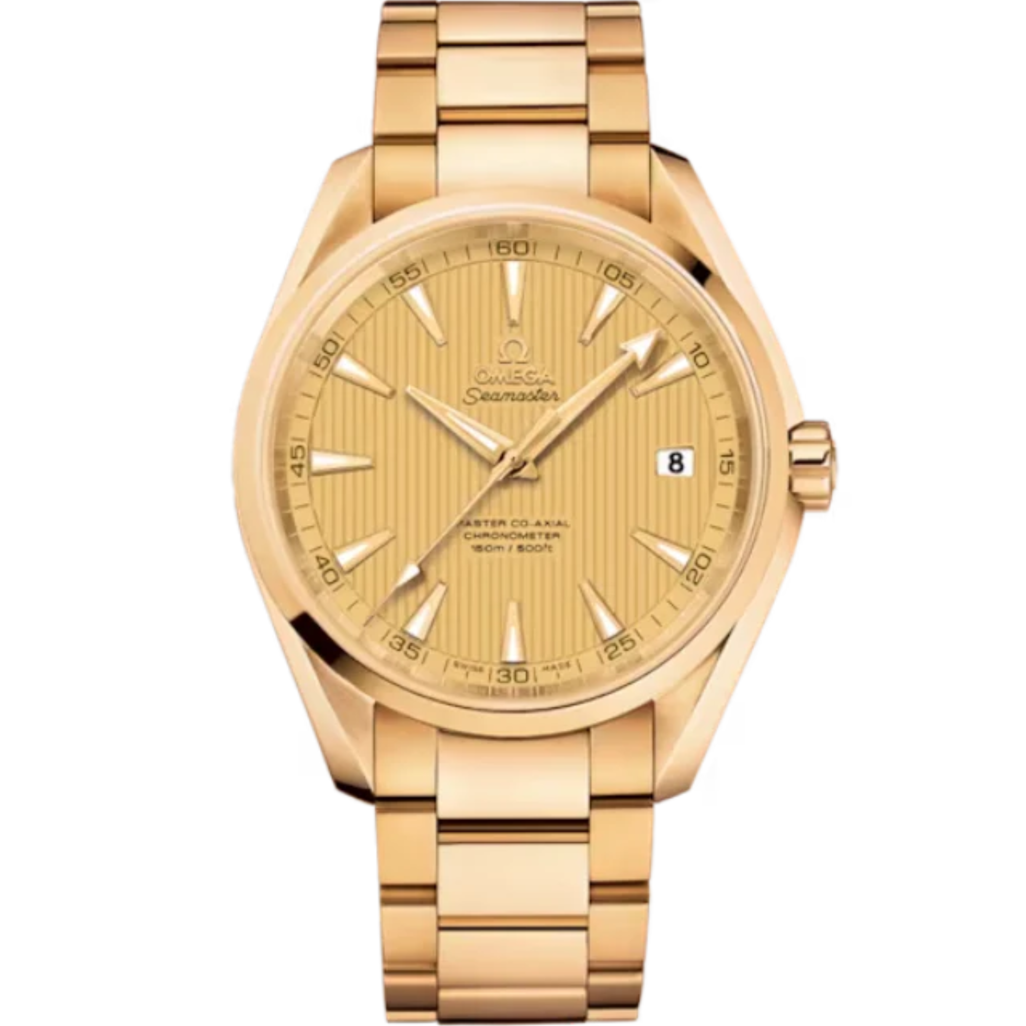 SEAMASTER AQUA TERRA 150M 41 MM YELLOW GOLD WITH YELLOW DIAL - Omega