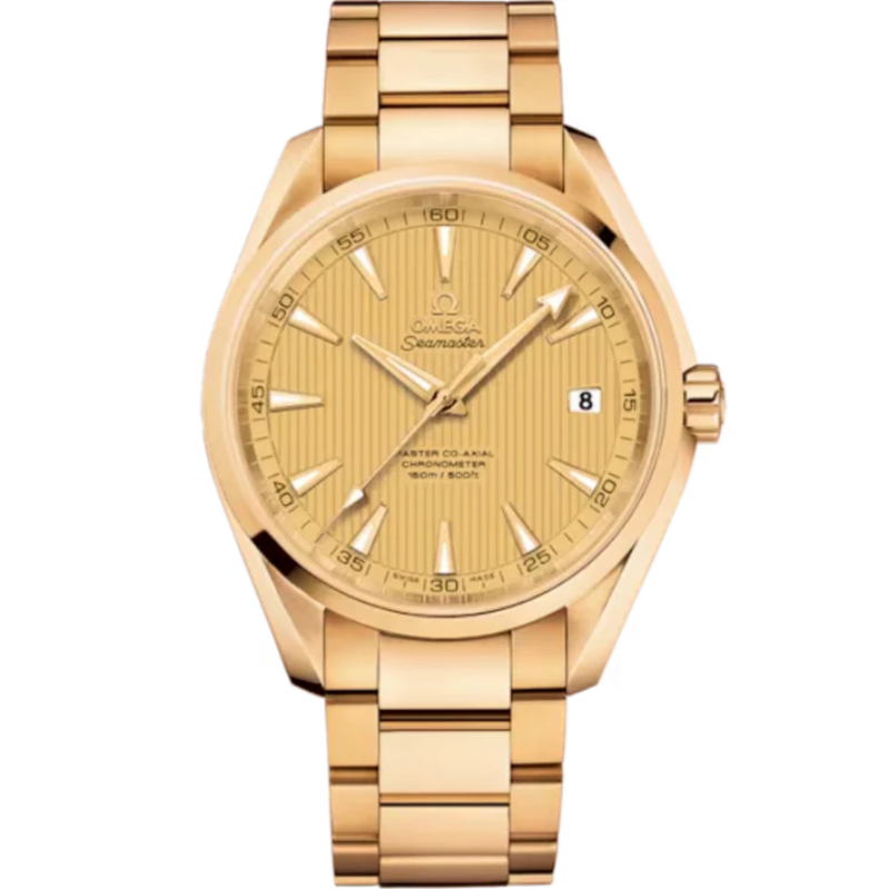 SEAMASTER AQUA TERRA 150M 41 MM YELLOW GOLD WITH YELLOW DIAL - Omega
