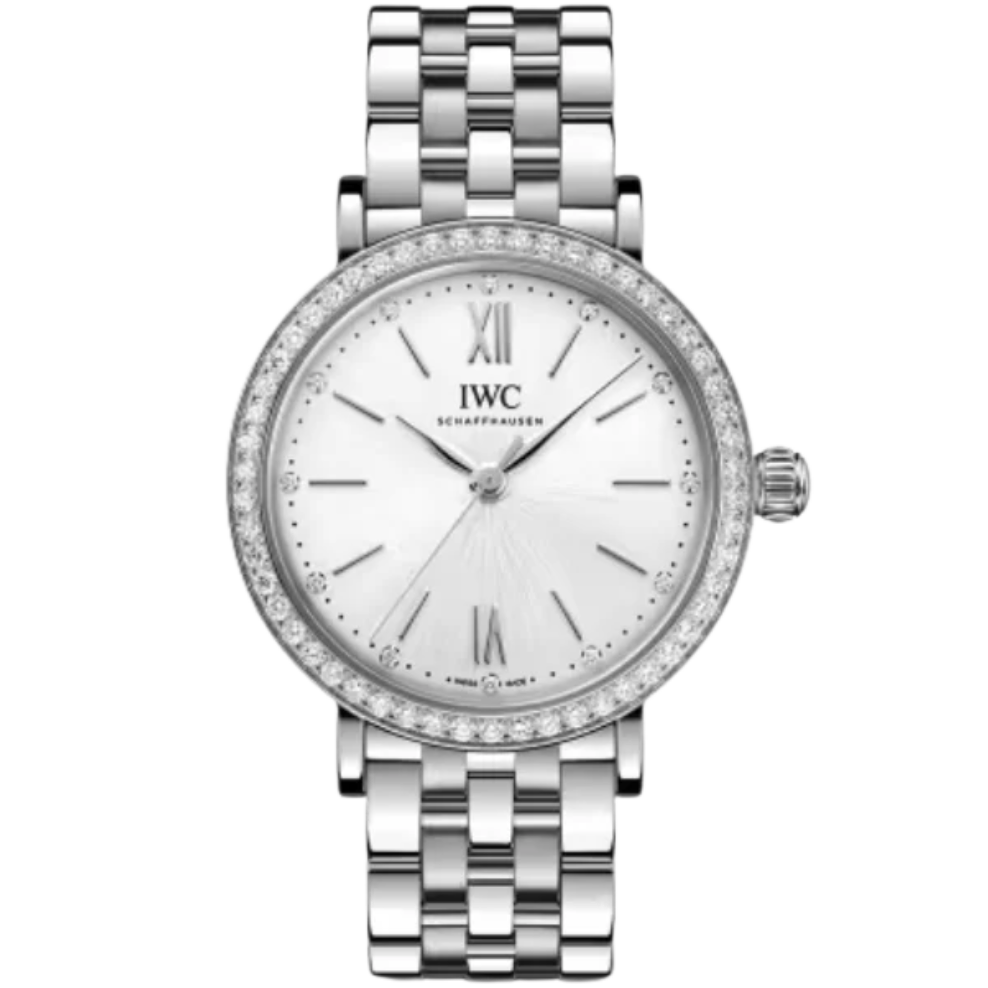 PORTOFINO AUTOMATIC 34 MM STAINLESS STEEL WITH WHITE DIAL - IWC