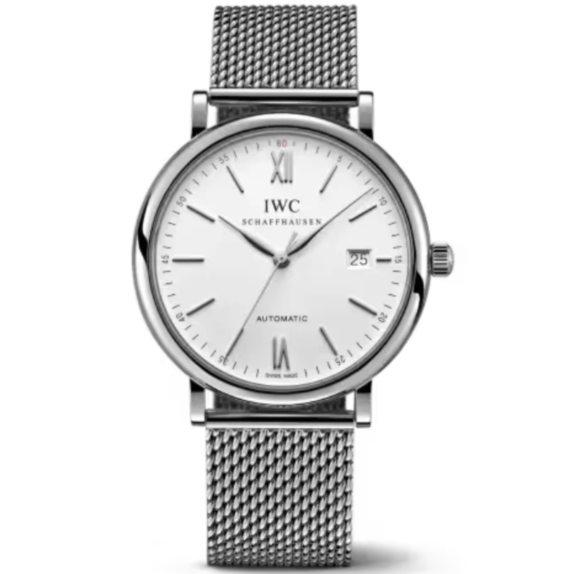 PORTOFINO AUTOMATIC 40 MM STAINLESS STEEL WITH SILVER DIAL - IWC
