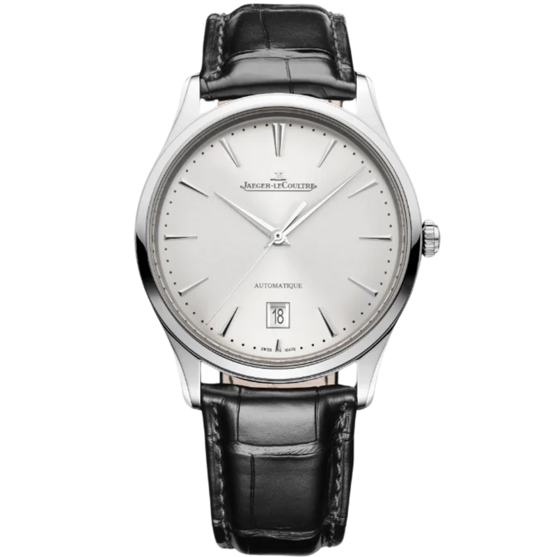 MASTER ULTRA THIN DATE 39 MM STAINLESS STEEL WITH SILVER GREY DIAL - Jaeger-LeCoultre