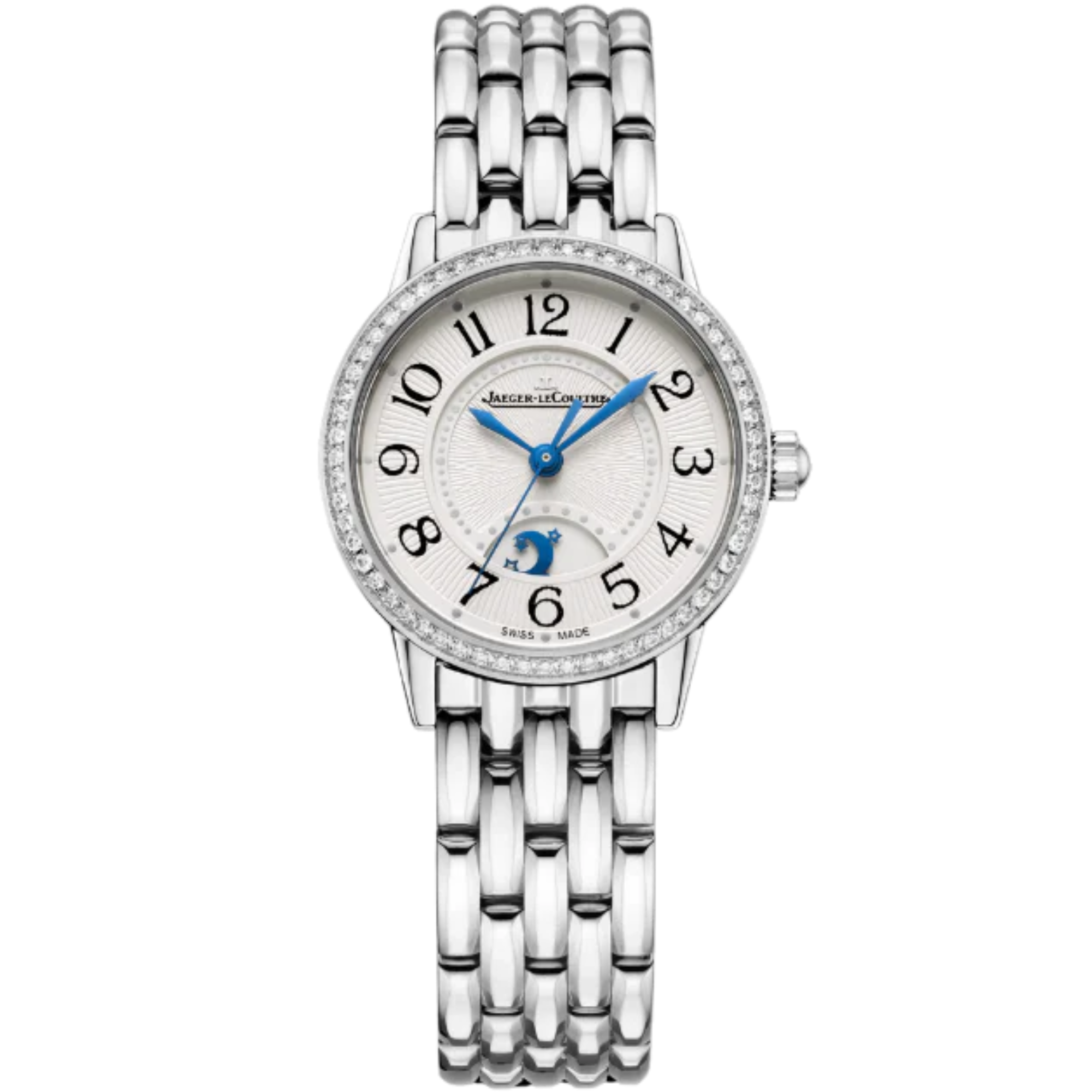 RENDEZ-VOUS CLASSIC NIGHT & DAY 29 MM STAINLESS STEEL WITH SILVER GREY GUILLOCHE DIAL - Jaeger-LeCoultre