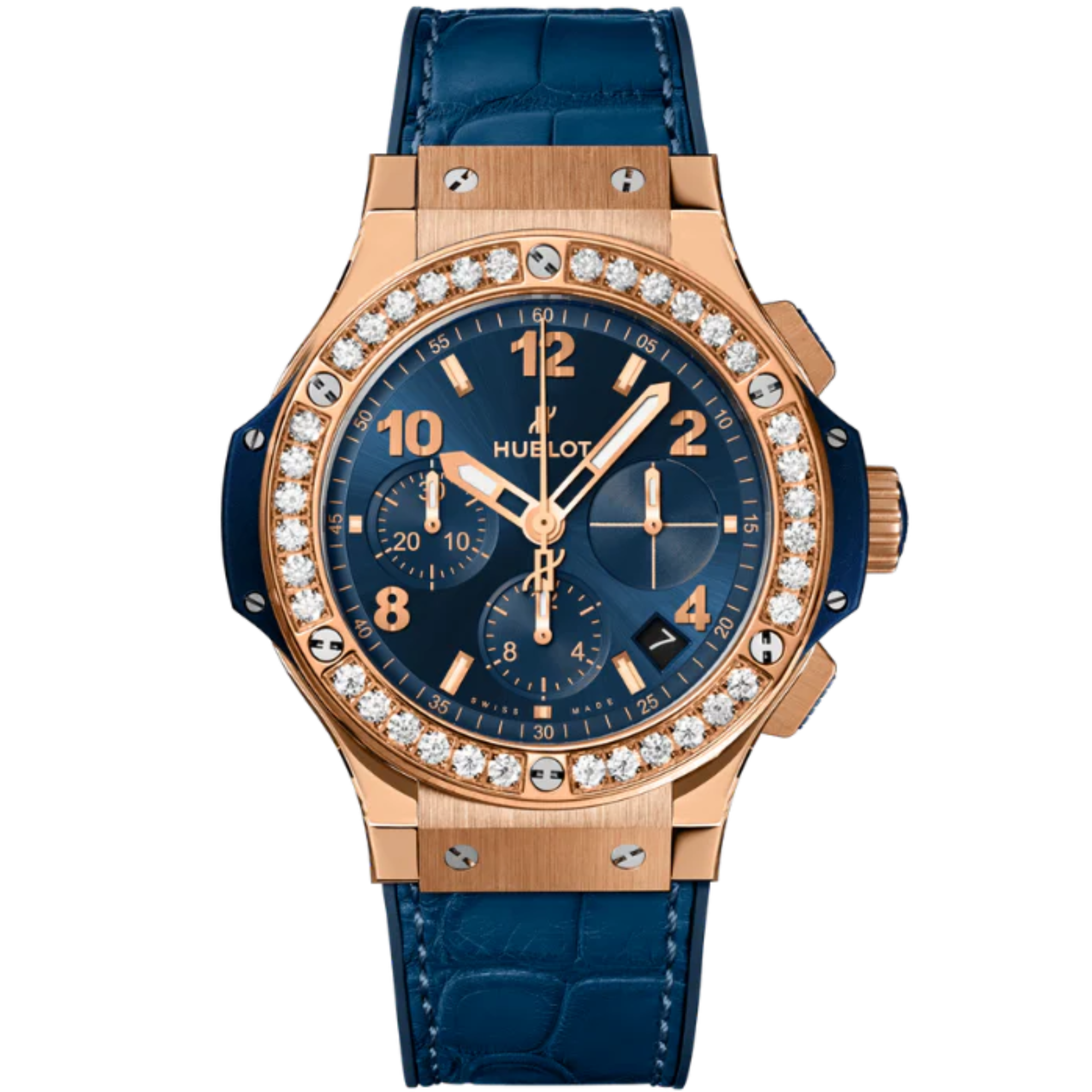 Big Bang 41mm GOLD BLUE DIAMONDS - Hublot
