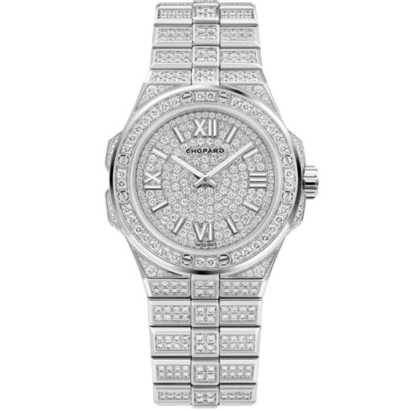ALPINE EAGLE 36 MM ETHICAL WHITE GOLD WITH WHITE DIAL - Chopard