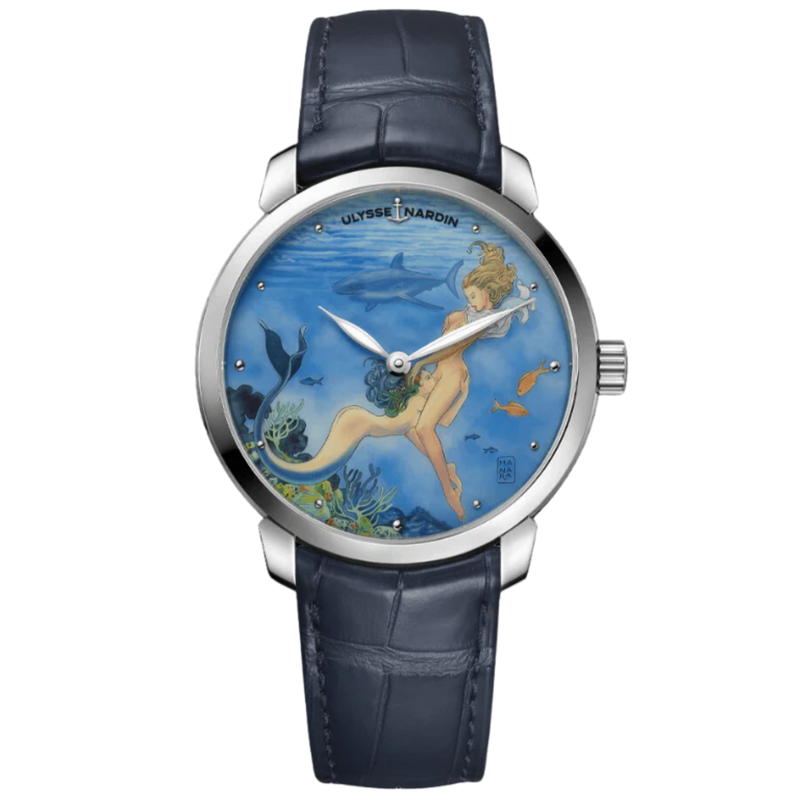 CLASSICO MANARA MANUFACTURE 40 MM STAINLESS STEEL WITH BLUE DIAL - Ulysse Nardin