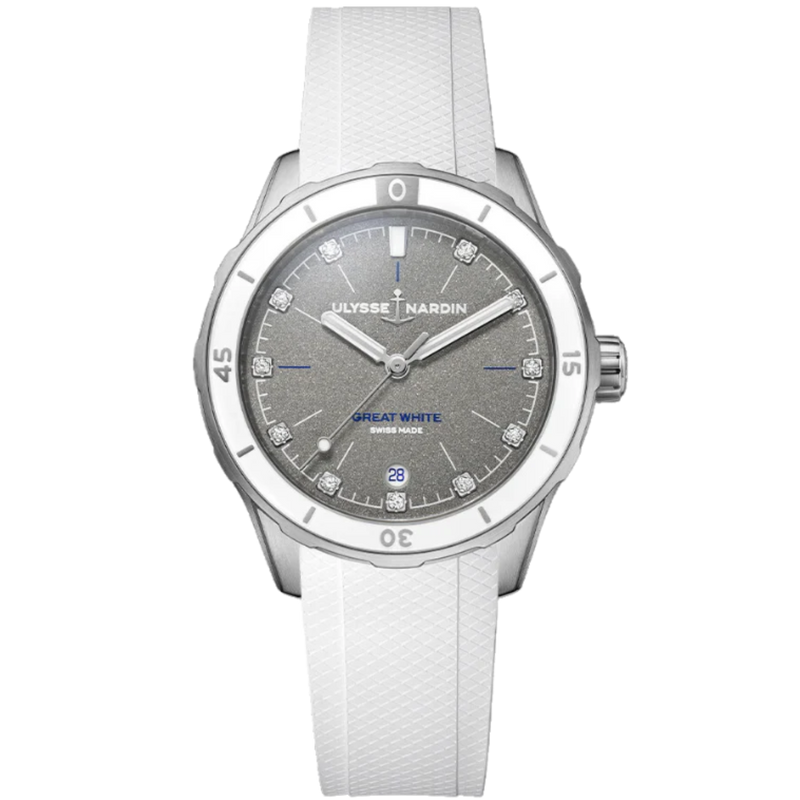 DIVER 39 MM STAINLESS STEEL WITH GREY DIAL - Ulysse Nardin