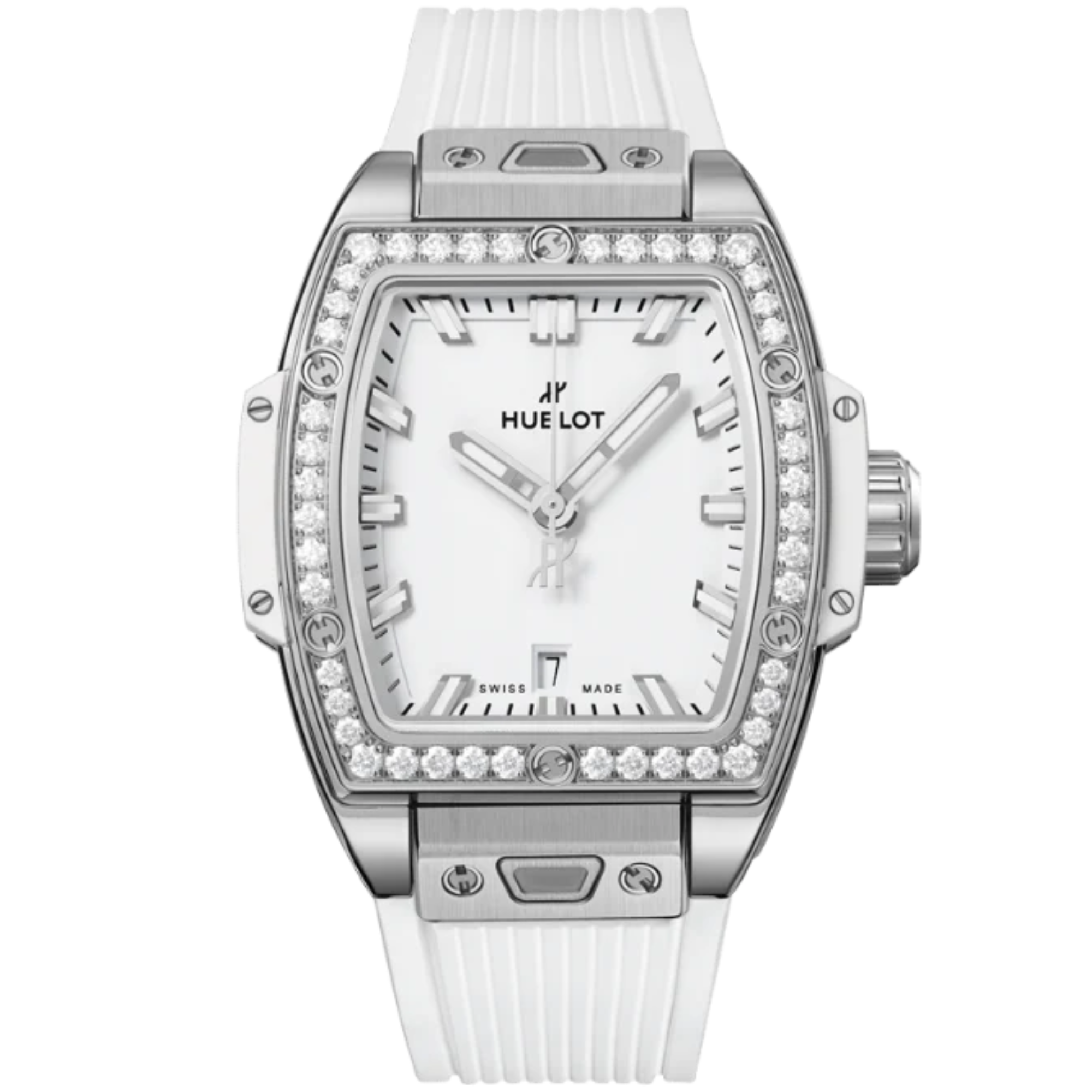 SPIRIT OF BIG BANG 32 MM STEEL WHITE DIAMONDS - Hublot