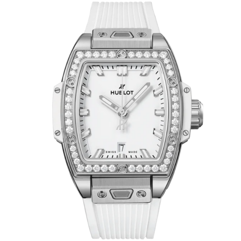 SPIRIT OF BIG BANG 32 MM STEEL WHITE DIAMONDS - Hublot