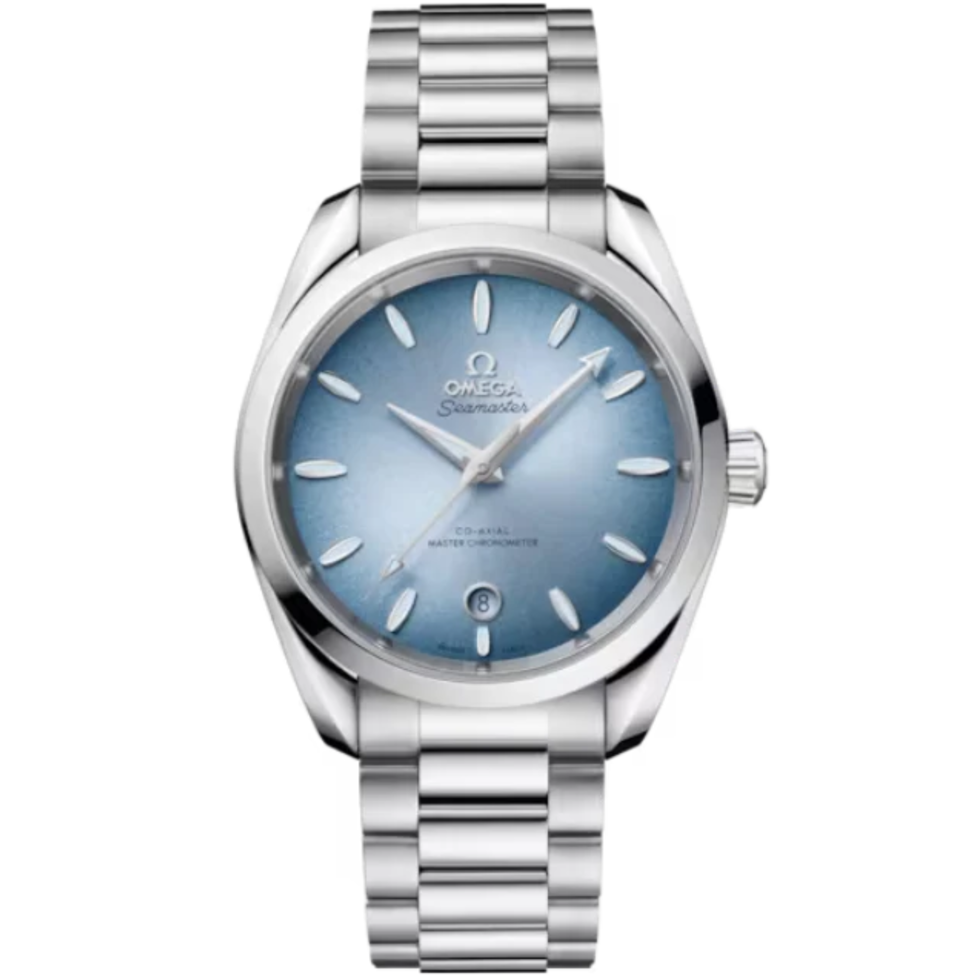 SEAMASTER AQUA TERRA 150M SUMMER BLUE 38 MM STAINLESS STEEL WITH BLUE DIAL - Omega