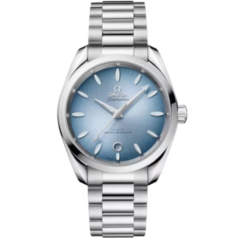 SEAMASTER AQUA TERRA 150M SUMMER BLUE 38 MM STAINLESS STEEL WITH BLUE DIAL - Omega