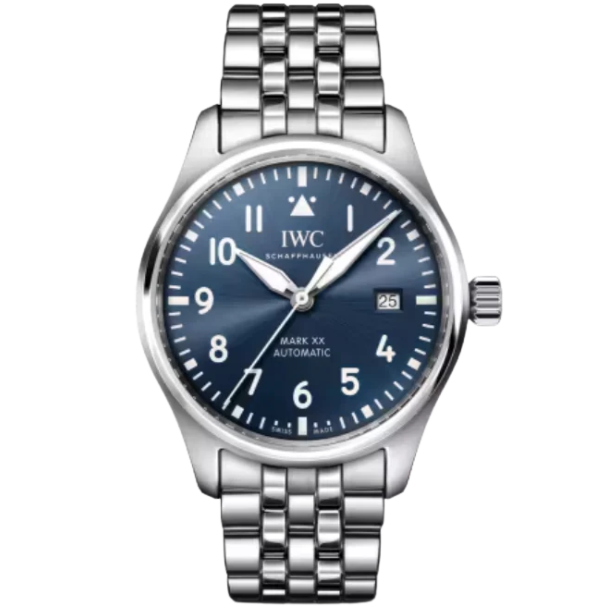 PILOT'S WATCH MARK XX 40 MM STAINLESS STEEL WITH BLUE DIAL - IWC