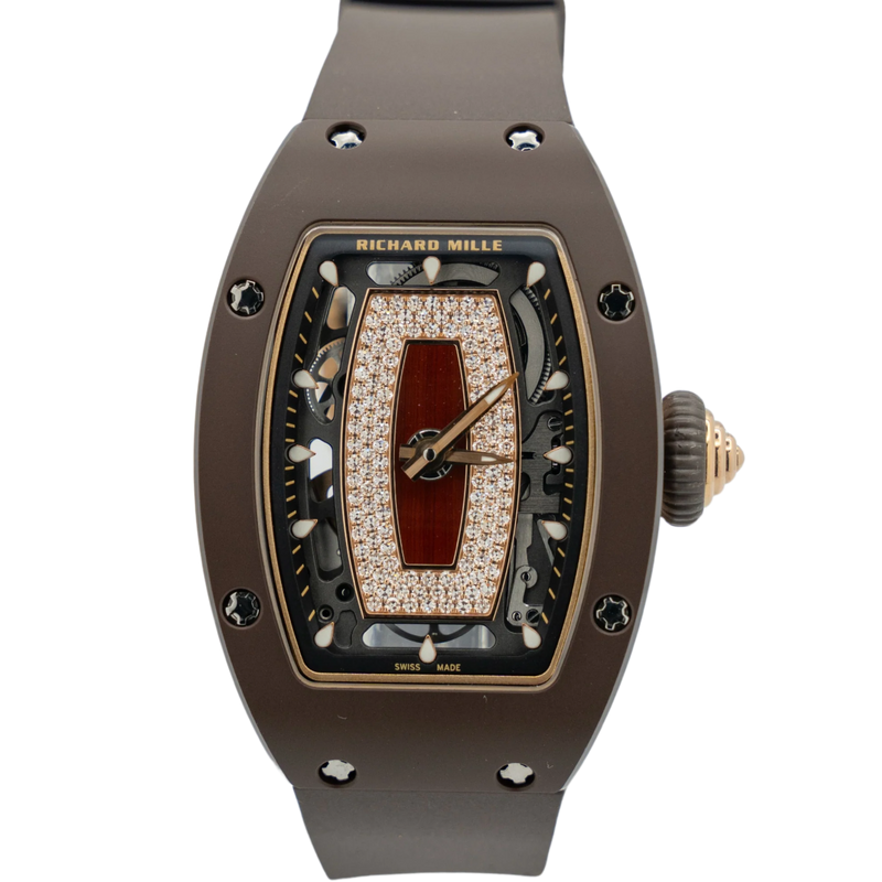 Richard Mille RM07 Brown Ceramic Red Jaspar Factory Set Lips - Richard Mille