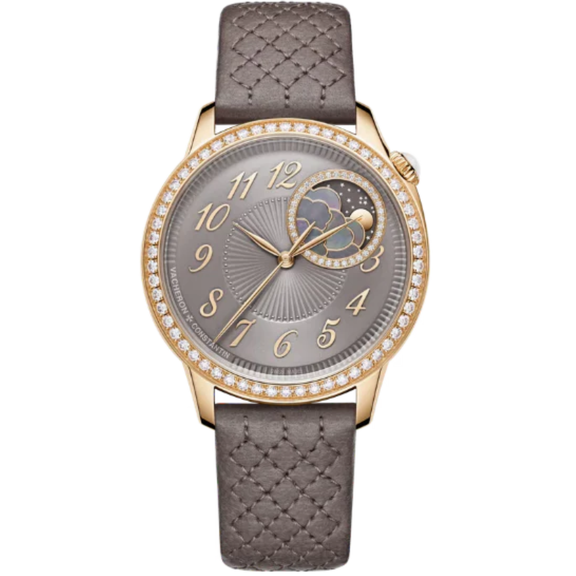 EGERIE MOON PHASE 37 MM PINK GOLD WITH BRASS DIAL - Vacheron Constantin