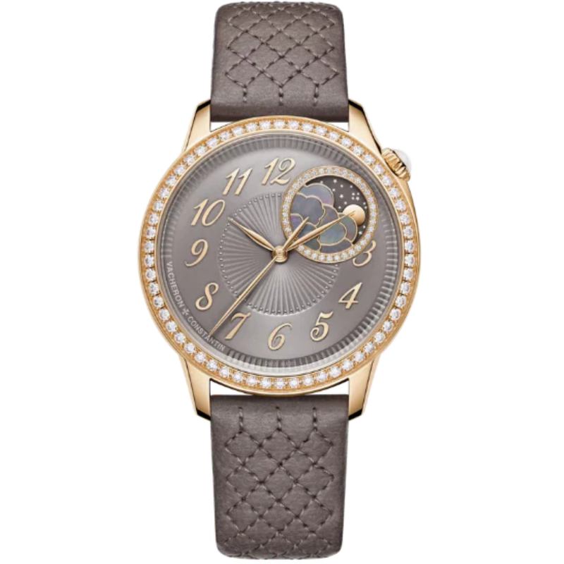 EGERIE MOON PHASE 37 MM PINK GOLD WITH BRASS DIAL - Vacheron Constantin