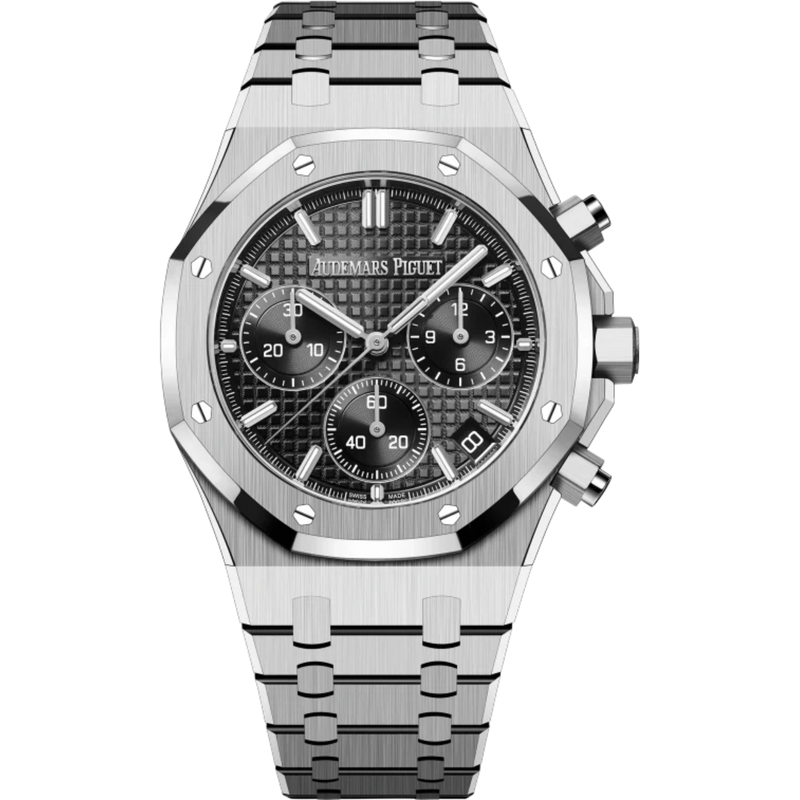 Audemars Piguet Royal Oak Chronograph Ref. 26240ST.OO.1320ST.02 41MM Stainless Steel Bracelet Black Dial - Audemars Piguet