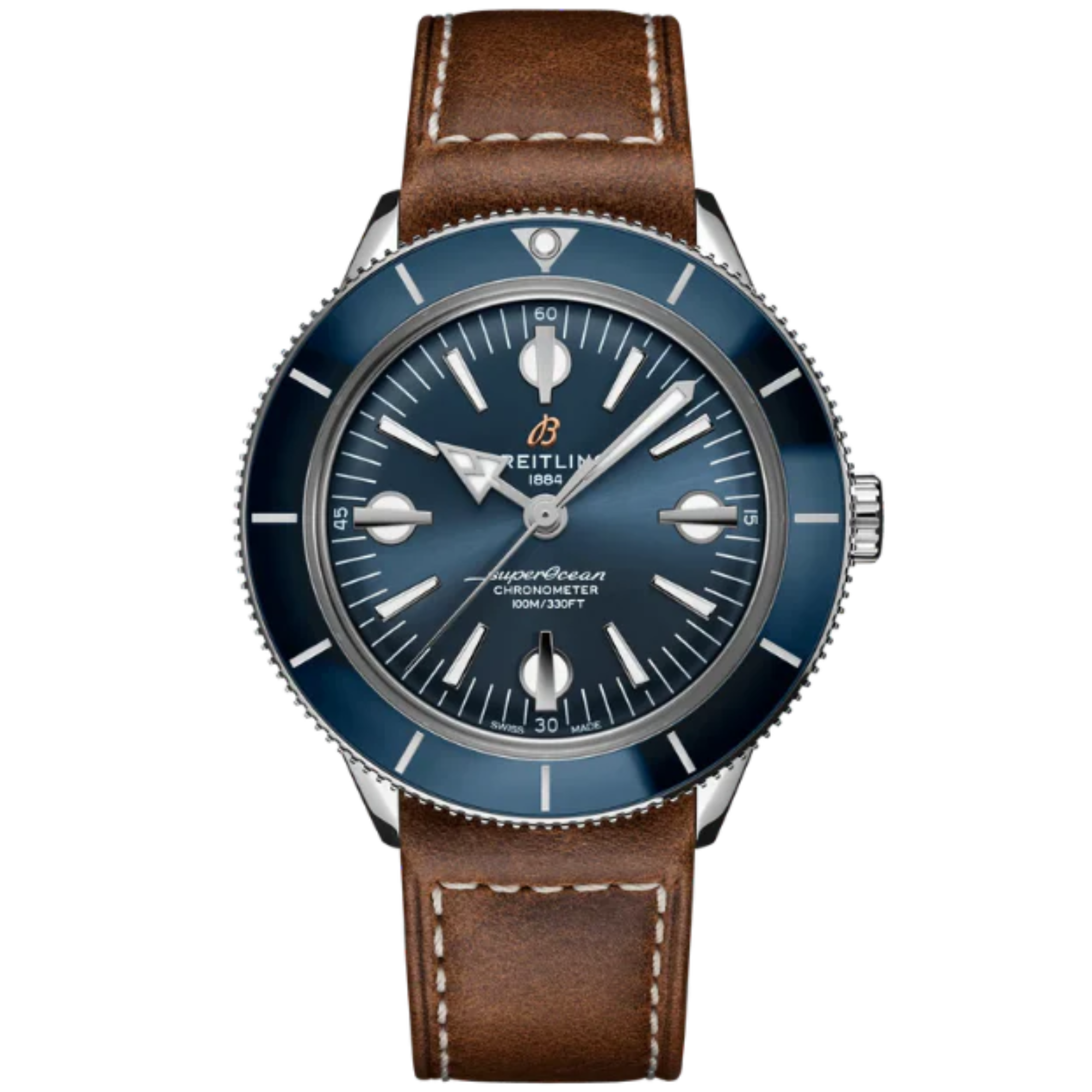 SUPEROCEAN HERITAGE '57 42 MM STAINLESS STEEL WITH BLUE DIAL - Breitling