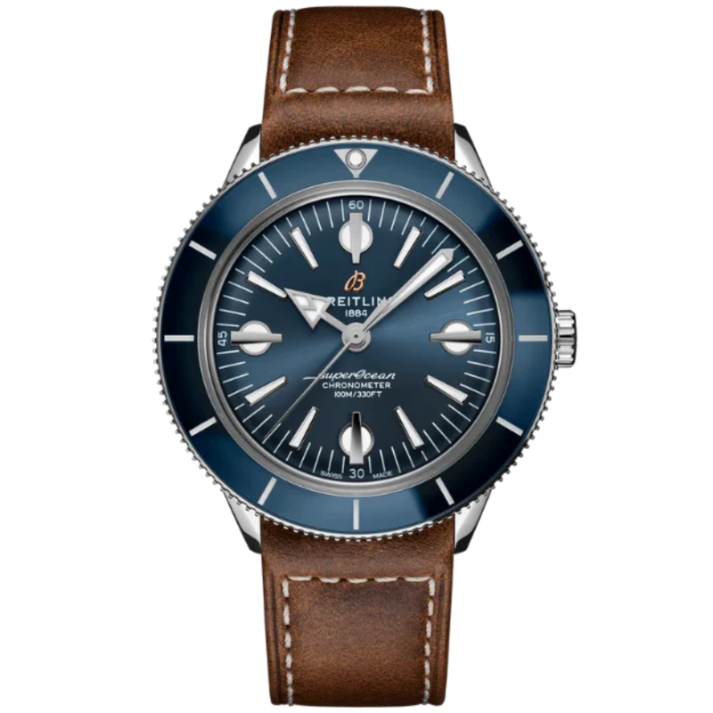SUPEROCEAN HERITAGE '57 42 MM STAINLESS STEEL WITH BLUE DIAL - Breitling