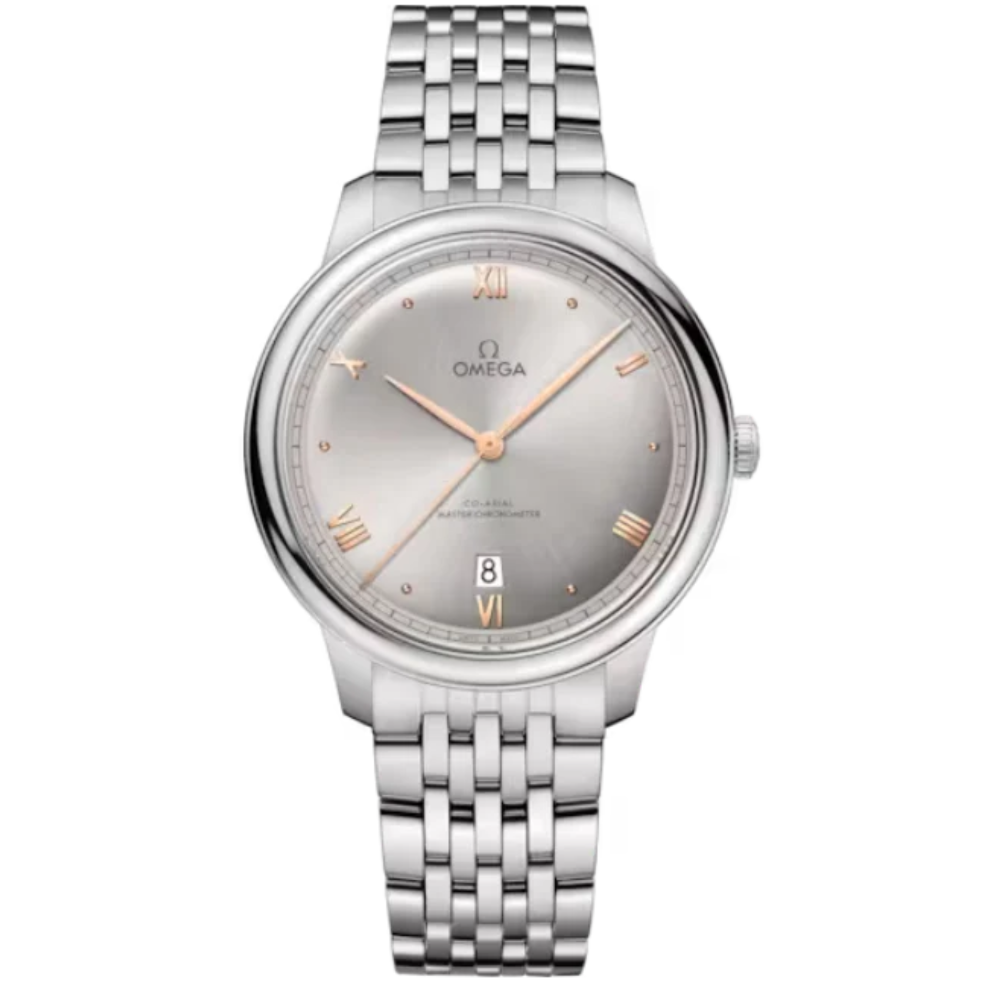 DE VILLE PRESTIGE 40 MM STAINLESS STEEL WITH GREY DIAL - Omega