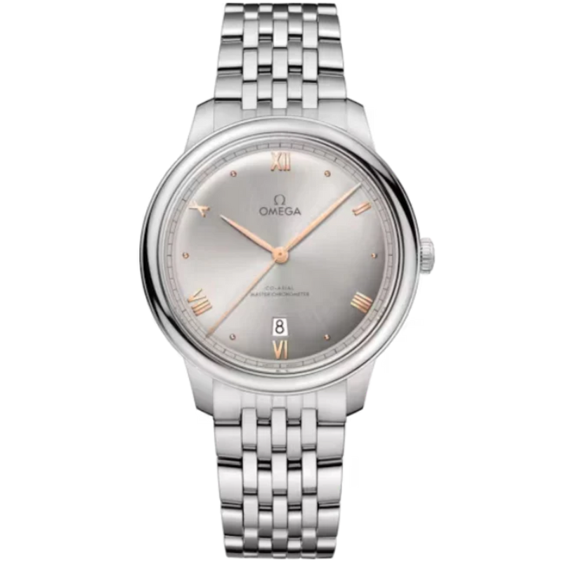 DE VILLE PRESTIGE 40 MM STAINLESS STEEL WITH GREY DIAL - Omega
