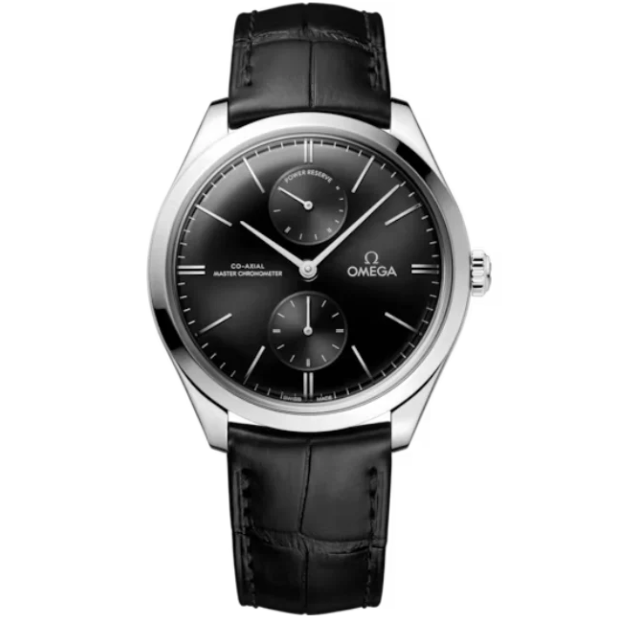 DE VILLE TRÉSOR 40 MM STAINLESS STEEL WITH BLACK DIAL - Omega