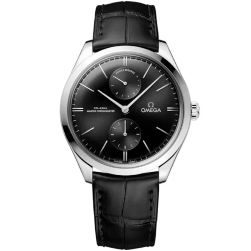 DE VILLE TRÉSOR 40 MM STAINLESS STEEL WITH BLACK DIAL - Omega