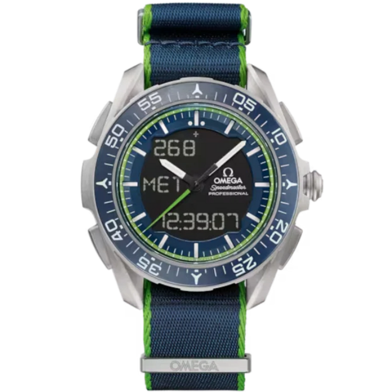 SPEEDMASTER SKYWALKER X‑33 45 MM TITANIUM WITH BLUE DIAL - Omega