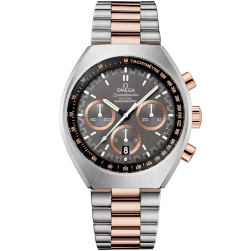 SPEEDMASTER MARK II 46 MM STAINLESS STEEL - SEDNA™ GOLD WITH GREY DIAL - Omega