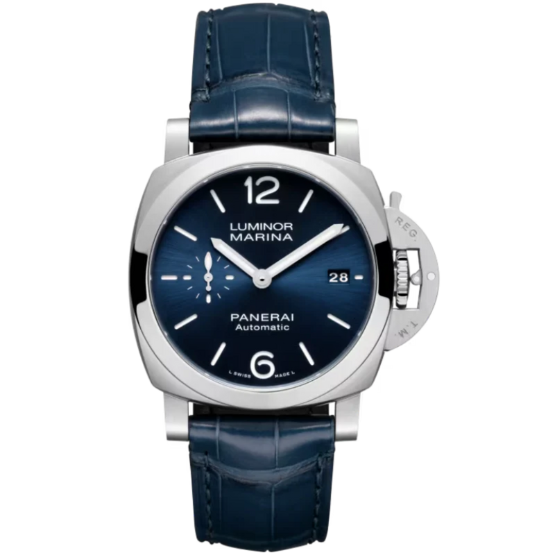 LUMINOR QUARANTA PAM01370 40 MM STAINLESS STEEL WITH BLUE DIAL - Panerai