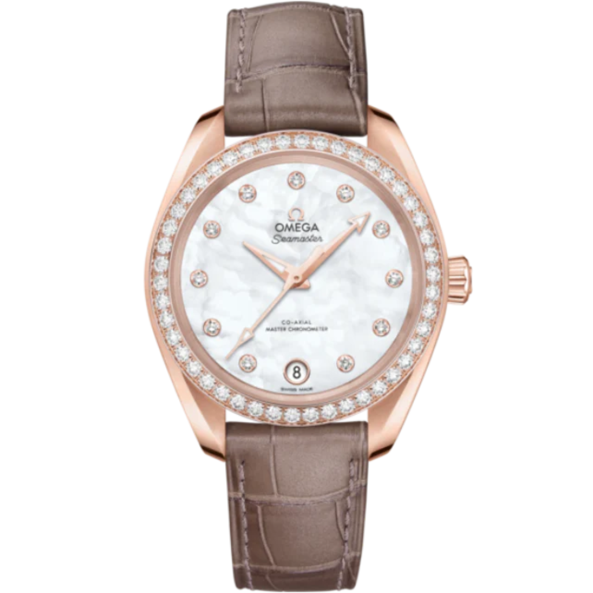 SEAMASTER AQUA TERRA 150M 34 MM SEDNA™ GOLD WITH MOTHER OF PEARL DIAL - Omega