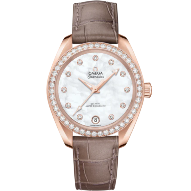 SEAMASTER AQUA TERRA 150M 34 MM SEDNA™ GOLD WITH MOTHER OF PEARL DIAL - Omega