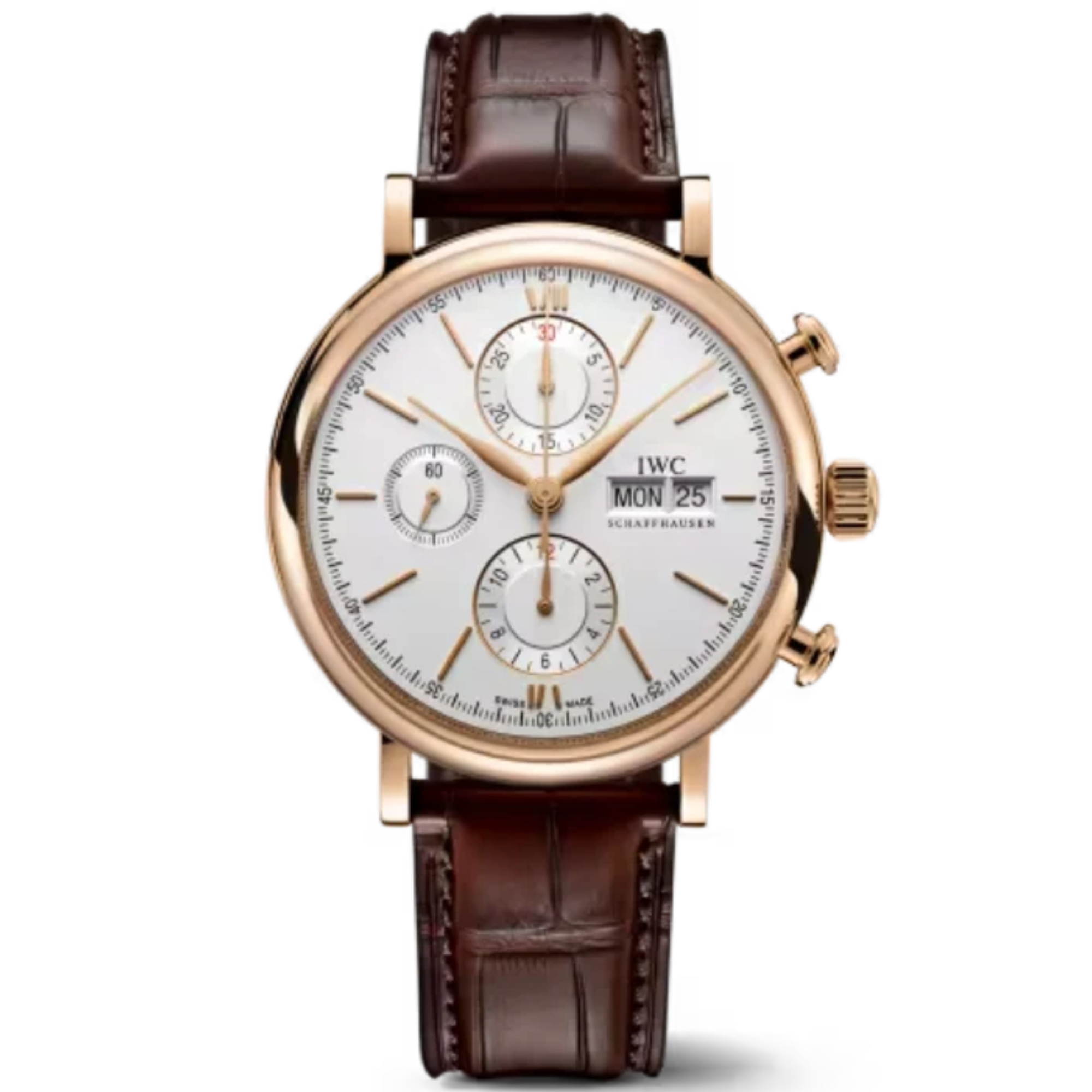 PORTOFINO CHRONOGRAPH 42 MM GOLD WITH WHITE DIAL - IWC