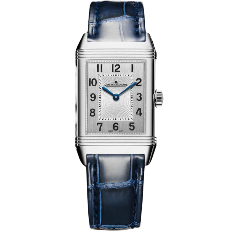 REVERSO CLASSIC DUETTO 40 MM STAINLESS STEEL WITH SILVER GREY AND GUILLOCHE BLACK DIAL - Jaeger-LeCoultre
